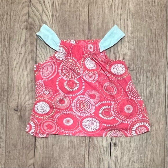 🦄$4 add on🦄OR❤️5/$25❤️ SPLENDID | coral/lime/light blue patterned tank top - Picture 1 of 2